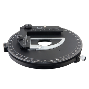 Предметный столик круглый Ø160 мм, поворотный на 360⁰ с препаратоводителем диапазон перемещения