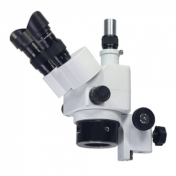 Оптич.головка МС-4-ZOOM (тринокуляр) с фокусировочным механизмом на штатив 