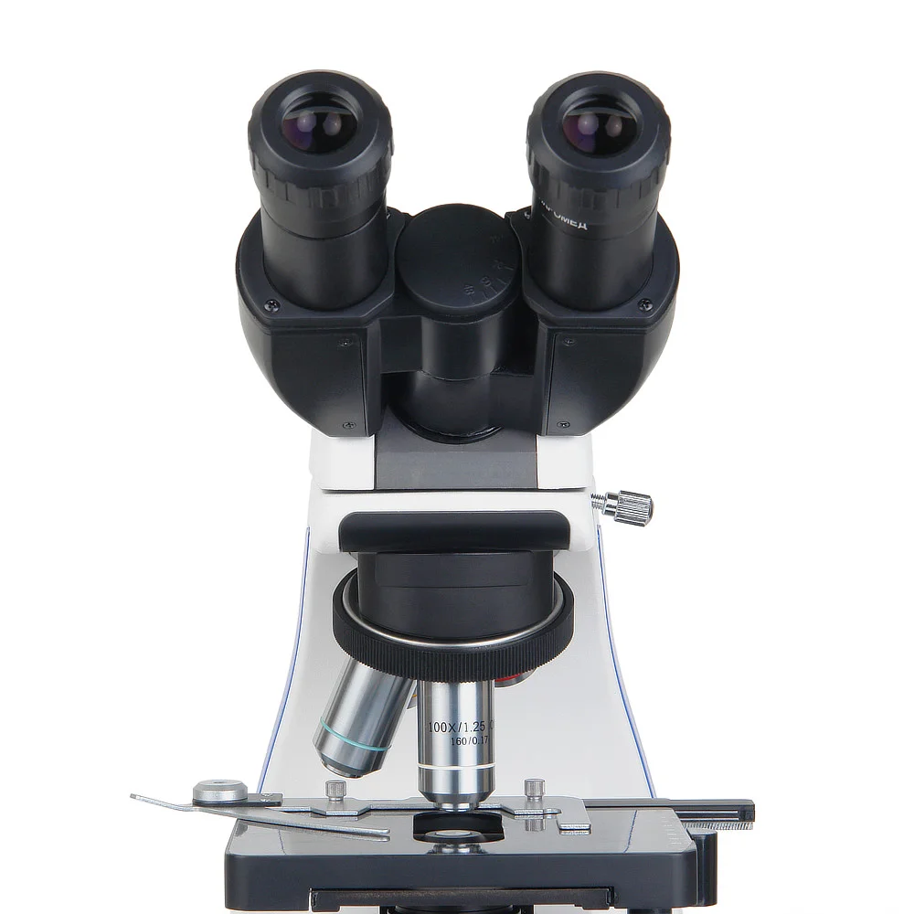 Бинокулярная визуальная насадка с регулировкой межзрачкового расстояния.