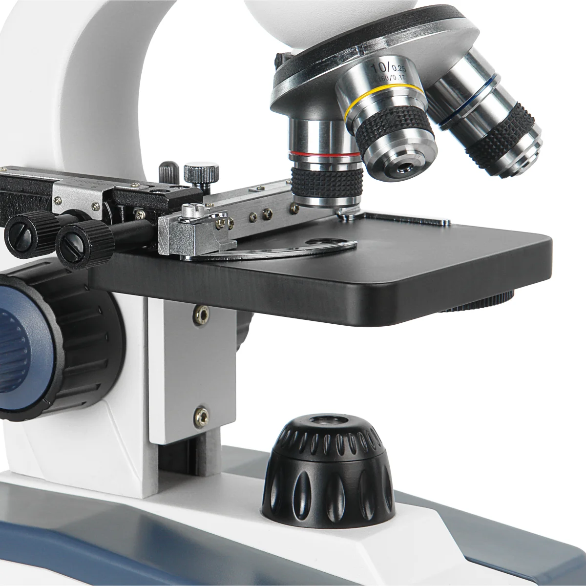 Предметный столик, револьверное устройство, осветитель