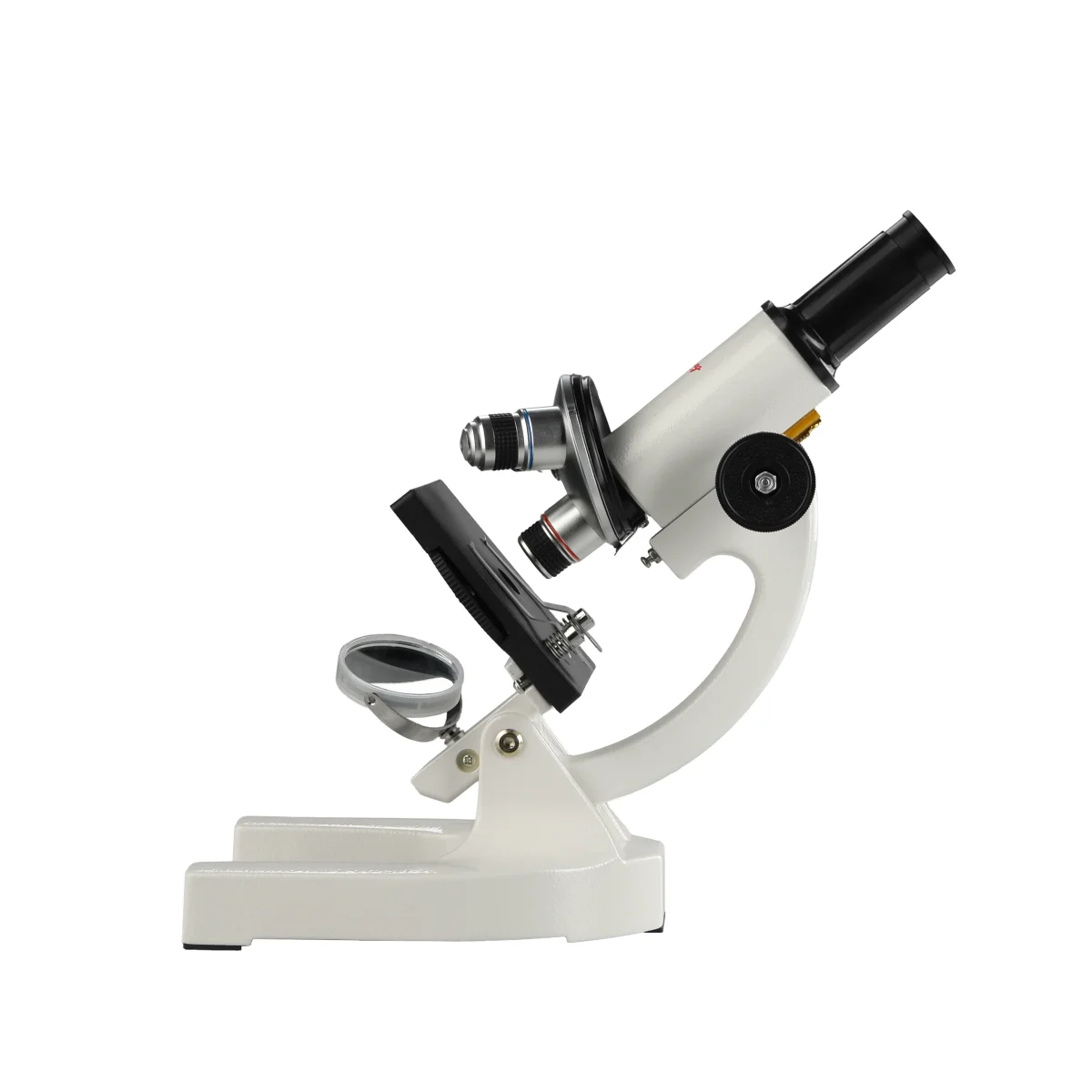 Наклон окулярного тубуса и предметного столика.