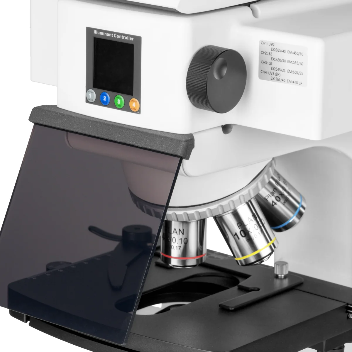 Предметный столик, револьверное устройство