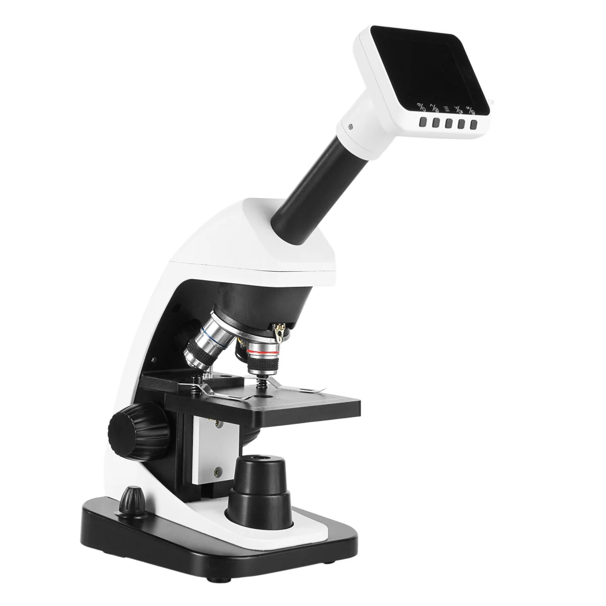 Микроскоп школьный Эврика 40х-1600х (вар. 3) цифровой