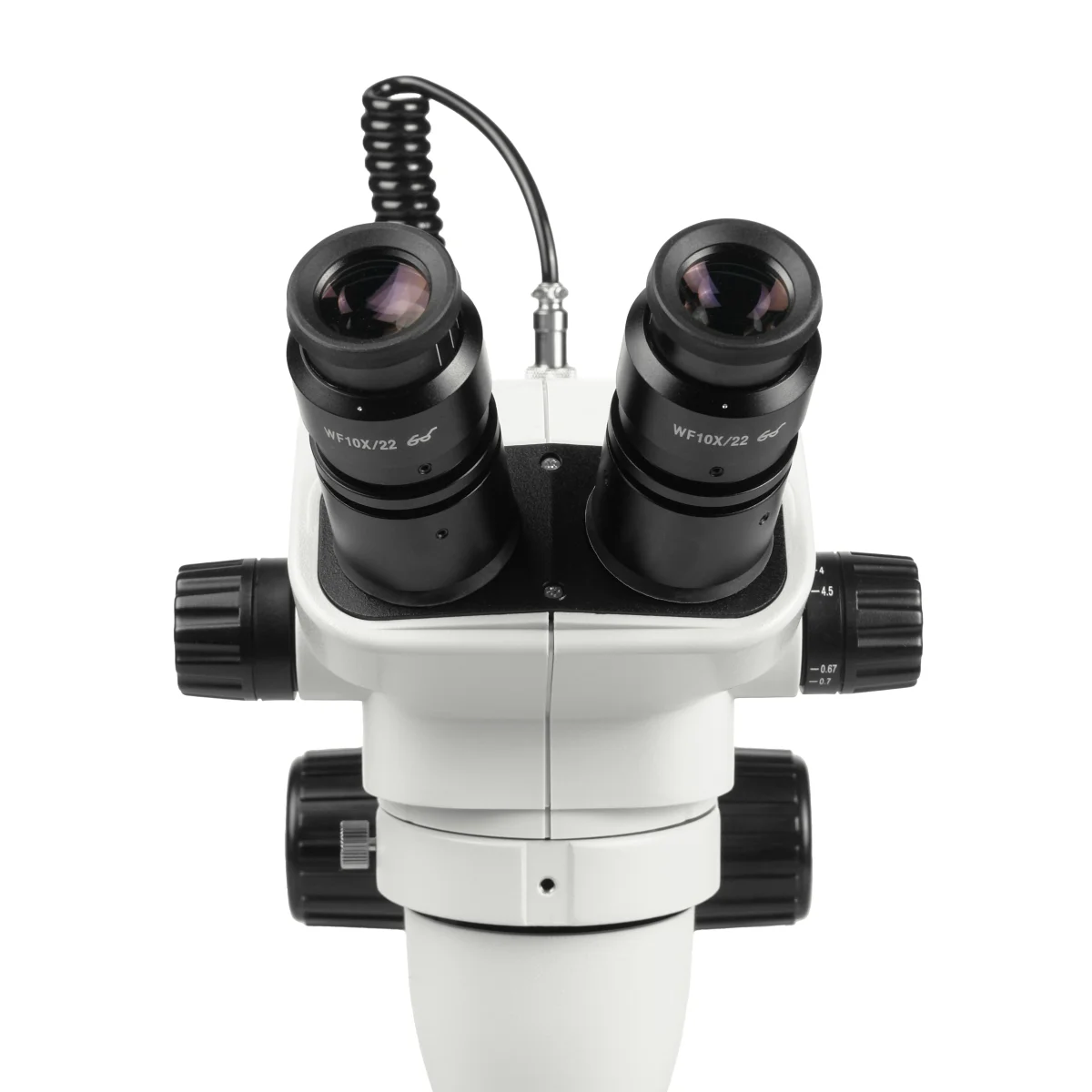 Оптическая головка с блоком объективов и окулярами.