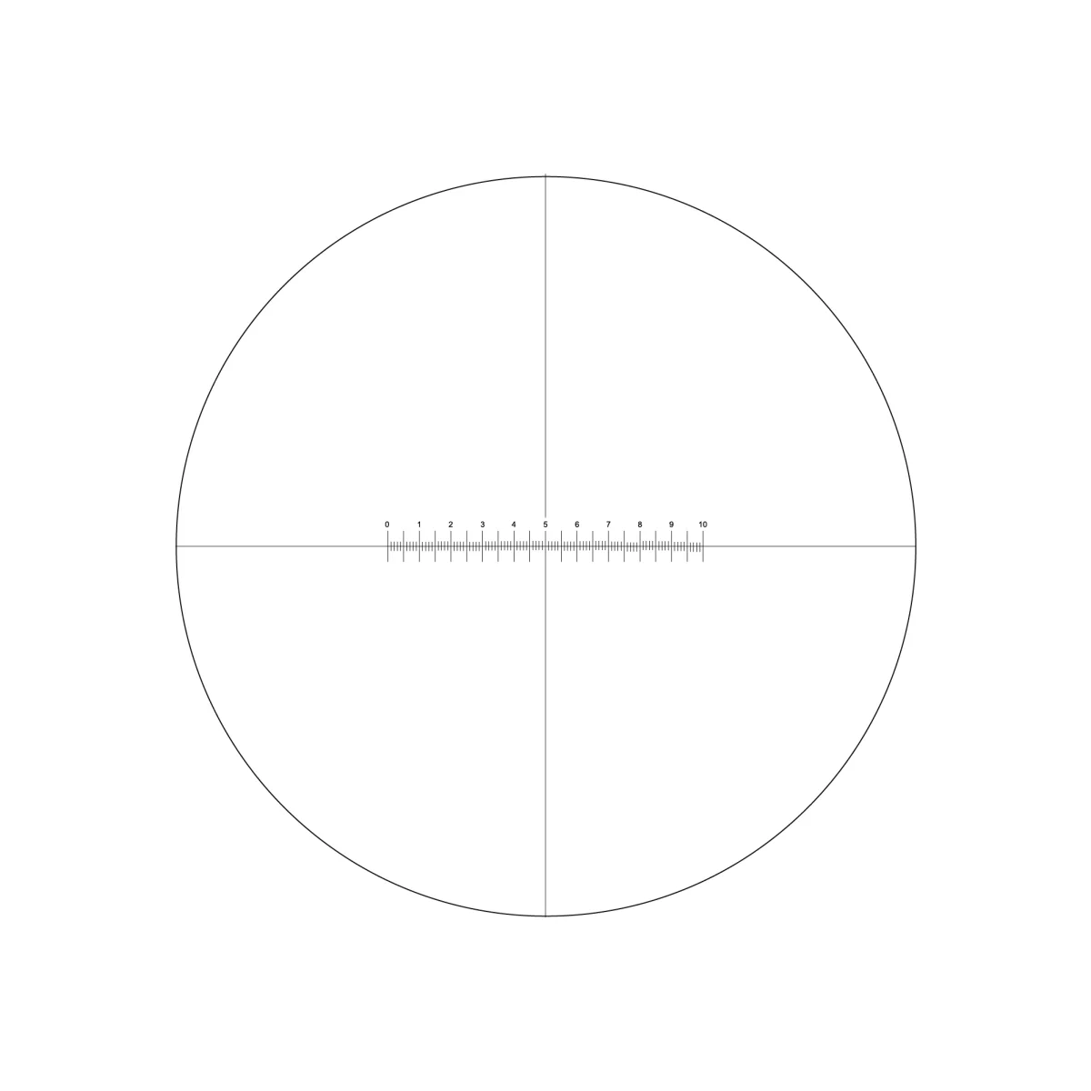 Окуляр WF10X/23 со шкалой (Стерео МС-3, 4)